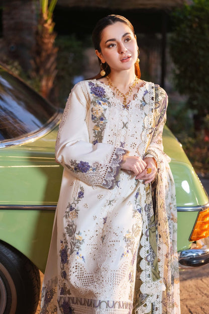 3-Piece Embroidered Lawn – Unstitched Suit