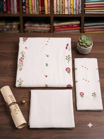 2-Piece Embroidered Lawn