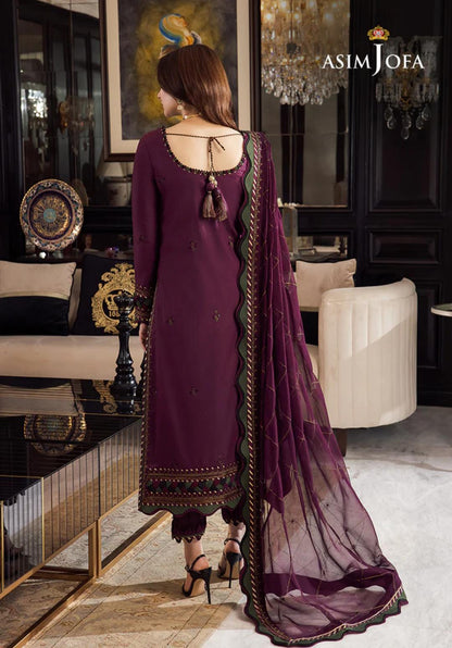 3-Piece Luxury Embroidered Unstitched Suit