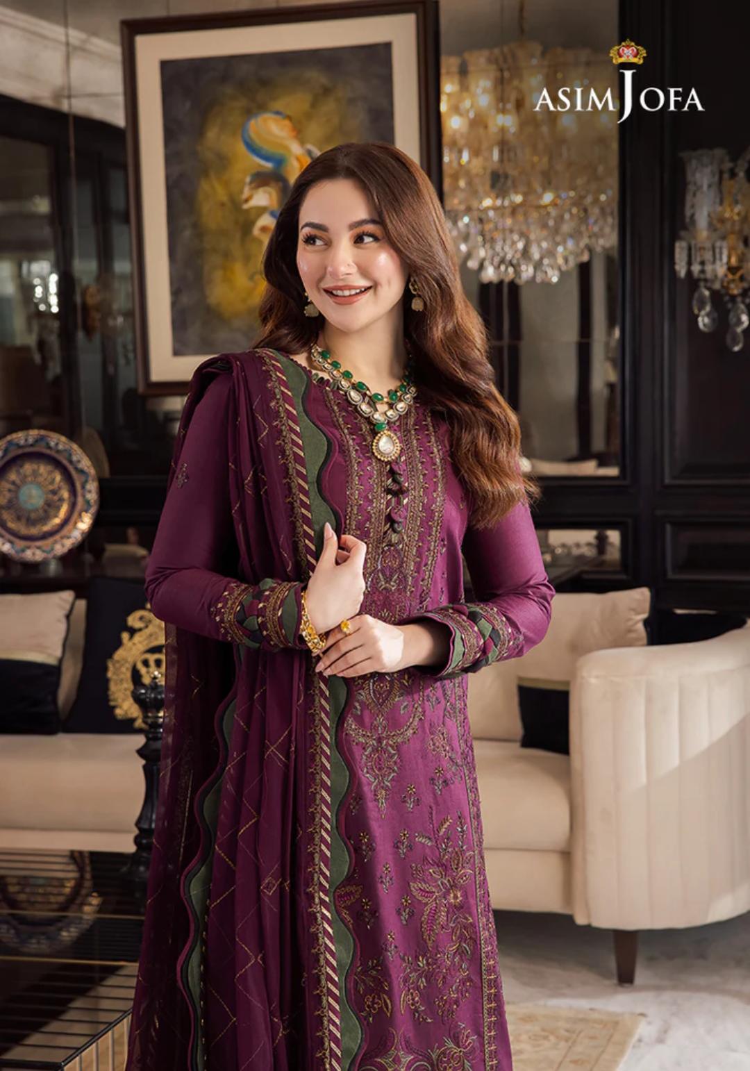 3-Piece Luxury Embroidered Unstitched Suit