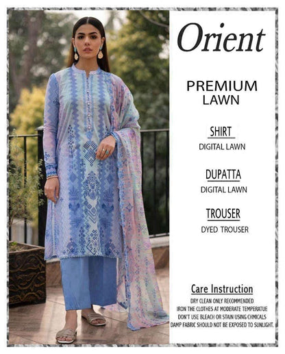 3-Piece Orient Premium Digital Printed Lawn Suit