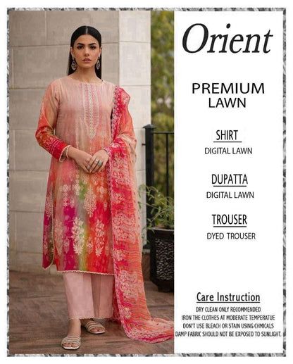 3-Piece Orient Premium Digital Printed Lawn Suit