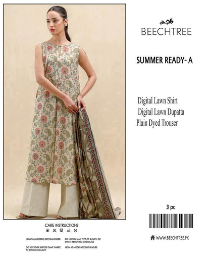 3-Piece Premium Digital Printed Lawn Suit