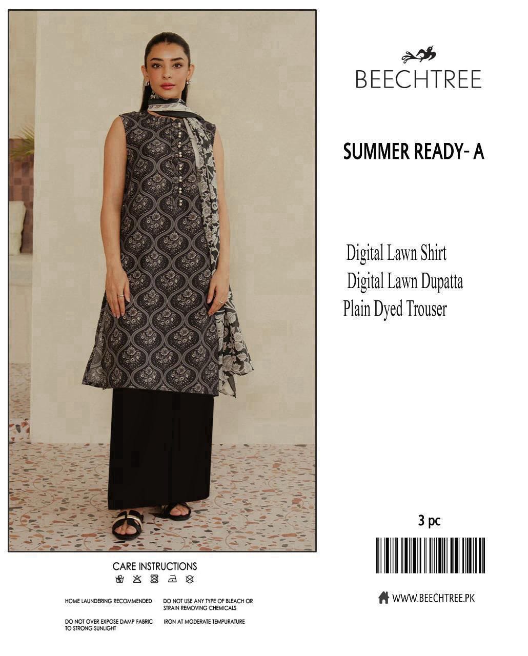 3-Piece Premium Digital Printed Lawn Suit