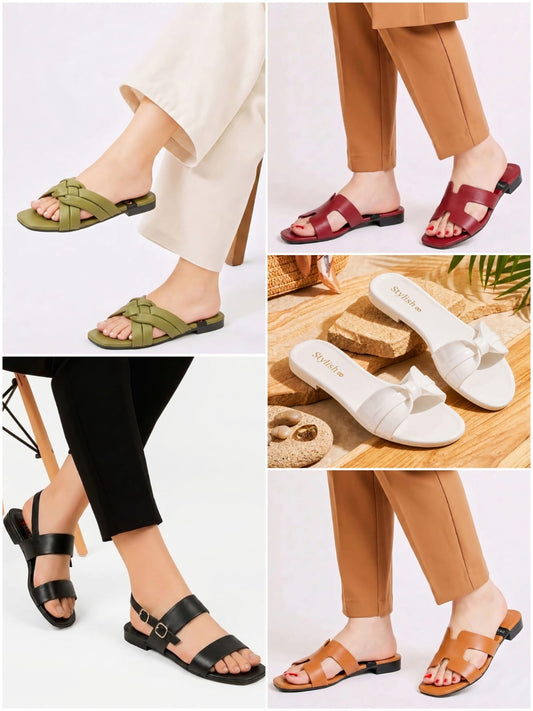🎁👡 5-PAIR PREMIUM FOOTWEAR DEAL BOX 👡🎁